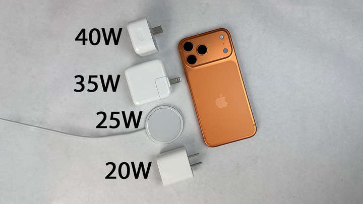 iPhone 17 Pro Max Charge Test: 40W vs 35W vs 25W vs 20W - Wired & MagSafe